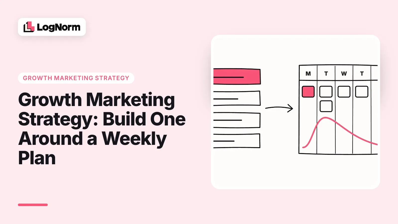Growth Marketing Strategy: Build One Around a Weekly Plan