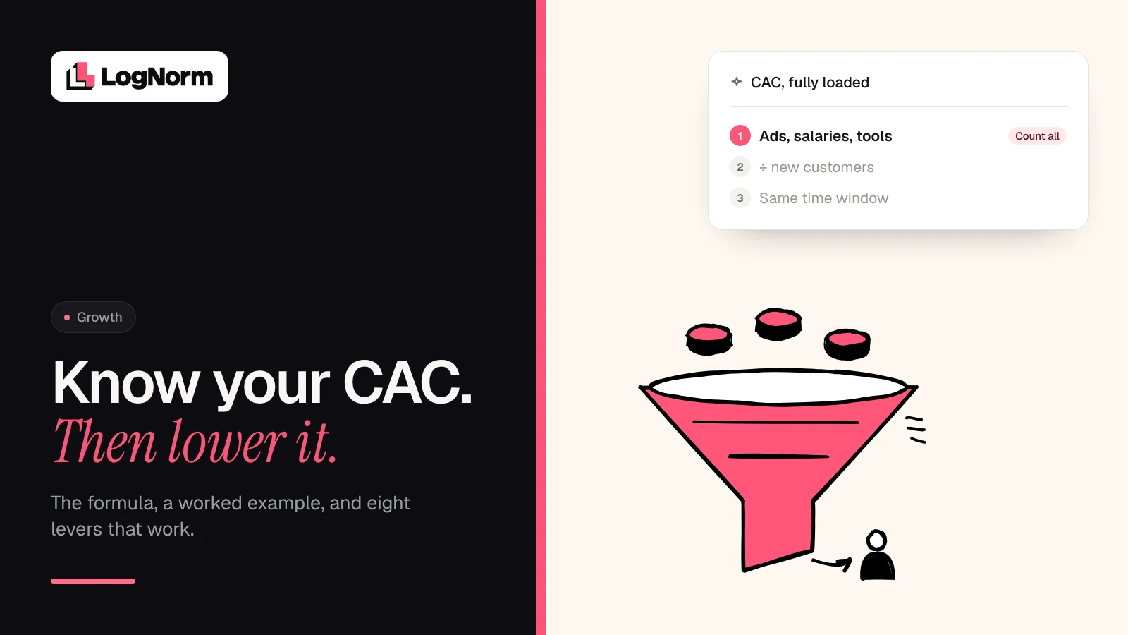Customer acquisition cost: formula, examples and how to lower it